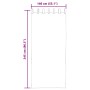 Cortinas de gasa con trabillas 2 uds naranja 140x245 cm de , Cortinas y visillos - Ref: Foro24-4102284, Precio: 15,25 €, Desc...