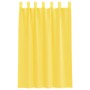 Cortinas de gasa con trabillas 2 uds amarillo 140x175 cm de , Cortinas y visillos - Ref: Foro24-4102317, Precio: 16,70 €, Des...