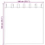 Cortinas de gasa con trabillas 2 uds azul real 140x140 cm de , Cortinas y visillos - Ref: Foro24-4102301, Precio: 14,34 €, De...