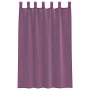 Cortinas de gasa con trabillas 2 uds morado 140x175 cm de , Cortinas y visillos - Ref: Foro24-4102292, Precio: 15,15 €, Descu...