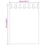 Cortinas de gasa con trabillas 2 uds morado 140x175 cm de , Cortinas y visillos - Ref: Foro24-4102292, Precio: 15,15 €, Descu...