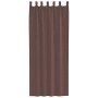 Cortinas de gasa con trabillas 2 uds. marrón de , Cortinas y visillos - Ref: Foro24-4102265, Precio: 15,26 €, Descuento: %