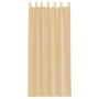 Cortinas de gasa con trabillas 2 uds arena 140x225 cm de , Cortinas y visillos - Ref: Foro24-4102308, Precio: 14,28 €, Descue...