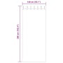 Cortinas de gasa con trabillas 2 uds marrón claro 140x260 cm de , Cortinas y visillos - Ref: Foro24-4102315, Precio: 16,65 €,...