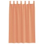 Cortinas de gasa con trabillas 2 uds terracota 140x175 cm de , Cortinas y visillos - Ref: Foro24-4102322, Precio: 13,65 €, De...