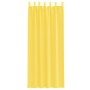 Cortinas de gasa con trabillas 2 uds amarillo 140x260 cm de , Cortinas y visillos - Ref: Foro24-4102320, Precio: 17,05 €, Des...
