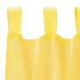 Cortinas de gasa con trabillas 2 uds amarillo 140x260 cm de , Cortinas y visillos - Ref: Foro24-4102320, Precio: 17,05 €, Des...