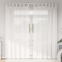 Cortinas de gasa con trabillas 2 uds. color blanco 140x245 cm de , Cortinas y visillos - Ref: Foro24-4102334, Precio: 18,27 €...