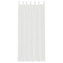 Cortinas de gasa con trabillas 2 uds. color blanco 140x245 cm de , Cortinas y visillos - Ref: Foro24-4102334, Precio: 18,27 €...
