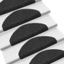 Alfombrilla autoadhesiva escalera 10 uds 65x21x4 cm negro de vidaXL, Alfombrillas para escalones - Ref: Foro24-149703, Precio...