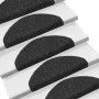 Alfombrilla autoadhesiva escalera 10 uds 65x21x4 cm negro de vidaXL, Alfombrillas para escalones - Ref: Foro24-149703, Precio...