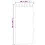 Cortinas de gasa con trabillas 2 uds. color blanco 140x245 cm de , Cortinas y visillos - Ref: Foro24-4102334, Precio: 18,27 €...