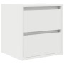 Mesilla de noche de pared blanca 38x34x40 cm de , Mesitas de noche - Ref: Foro24-861247, Precio: 48,92 €, Descuento: %