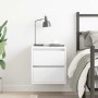 Mesilla de noche de pared blanca 38x34x40 cm de , Mesitas de noche - Ref: Foro24-861247, Precio: 48,92 €, Descuento: %