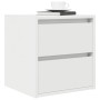 Mesilla de noche de pared blanca 38x34x40 cm de , Mesitas de noche - Ref: Foro24-861247, Precio: 48,92 €, Descuento: %