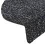 Alfombrilla autoadhesiva escalera 10 uds 65x21x4 cm negro de vidaXL, Alfombrillas para escalones - Ref: Foro24-149703, Precio...