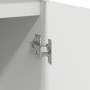 Aparador blanco 29,5x34x76 cm madera de ingeniería de , Aparadores - Ref: Foro24-861607, Precio: 48,73 €, Descuento: %