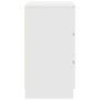 Mesilla de noche con 3 cajones blanca 39x35x65 cm de , Mesitas de noche - Ref: Foro24-861337, Precio: 59,30 €, Descuento: %
