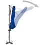 Sombrilla voladiza con poste de aluminio azul celeste 300 cm de vidaXL, Sombrillas - Ref: Foro24-46989, Precio: 92,60 €, Desc...