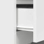 Mesilla de noche con 3 cajones blanca 39x35x65 cm de , Mesitas de noche - Ref: Foro24-861337, Precio: 59,30 €, Descuento: %