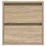 Mesilla de noche de pared roble Sonoma 38x34x40 cm de , Mesitas de noche - Ref: Foro24-861251, Precio: 47,80 €, Descuento: %