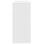 Aparador con cajón blanco 101x35x76 cm madera de ingeniería de , Aparadores - Ref: Foro24-861562, Precio: 93,47 €, Descuento: %