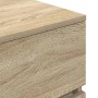 Mesillas de noche con 3 cajones 2 uds roble Sonoma 39x35x65 cm de , Mesitas de noche - Ref: Foro24-861342, Precio: 107,84 €, ...