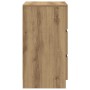 Mesillas de noche con 3 cajones 2uds roble artesanal 39x35x65cm de , Mesitas de noche - Ref: Foro24-861354, Precio: 121,50 €,...