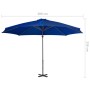 Sombrilla voladiza con poste de aluminio azul celeste 300 cm de vidaXL, Sombrillas - Ref: Foro24-46989, Precio: 92,60 €, Desc...