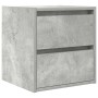 Mesilla de noche de pared gris hormigón 38x34x40 cm de , Mesitas de noche - Ref: Foro24-861253, Precio: 47,02 €, Descuento: %