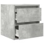 Mesilla de noche de pared gris hormigón 38x34x40 cm de , Mesitas de noche - Ref: Foro24-861253, Precio: 47,02 €, Descuento: %