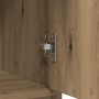 Aparador con cajón roble artesanal 80x34x76cm madera ingeniería de , Aparadores - Ref: Foro24-861543, Precio: 85,61 €, Descue...