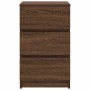 Mesilla de noche con 3 cajones roble marrón 39x35x65 cm de , Mesitas de noche - Ref: Foro24-861349, Precio: 62,15 €, Descuent...