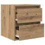 Mesitas de noche de pared 2 uds roble artisan 38x34x40 cm de , Mesitas de noche - Ref: Foro24-861264, Precio: 91,27 €, Descue...