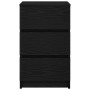 Mesillas de noche con 3 cajones 2 uds. Negro 39x35x65 cm de , Mesitas de noche - Ref: Foro24-861340, Precio: 113,36 €, Descue...