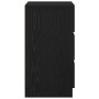 Mesillas de noche con 3 cajones 2 uds. Negro 39x35x65 cm de , Mesitas de noche - Ref: Foro24-861340, Precio: 113,36 €, Descue...