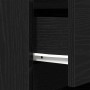 Mesillas de noche con 3 cajones 2 uds. Negro 39x35x65 cm de , Mesitas de noche - Ref: Foro24-861340, Precio: 113,36 €, Descue...