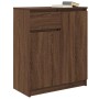 Aparador con cajón roble marrón 71x35x84 cm madera ingeniería de , Aparadores - Ref: Foro24-861595, Precio: 88,25 €, Descuent...