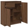 Aparador con cajón roble marrón 71x35x84 cm madera ingeniería de , Aparadores - Ref: Foro24-861595, Precio: 88,25 €, Descuent...