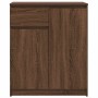 Aparador con cajón roble marrón 71x35x84 cm madera ingeniería de , Aparadores - Ref: Foro24-861595, Precio: 88,25 €, Descuent...