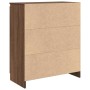 Aparador con cajón roble marrón 71x35x84 cm madera ingeniería de , Aparadores - Ref: Foro24-861595, Precio: 88,25 €, Descuent...