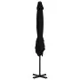 Sombrilla voladiza con poste de aluminio negro 250x250 cm de vidaXL, Sombrillas - Ref: Foro24-46986, Precio: 96,01 €, Descuen...