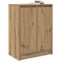 Aparador Artisan Roble 57x34x76 cm Madera de ingeniería de , Aparadores - Ref: Foro24-861624, Precio: 72,13 €, Descuento: %