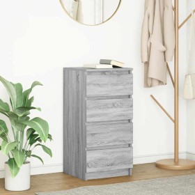 Aparador Sonoma gris 37,5x35x76 cm madera de ingeniería de , Aparadores - Ref: Foro24-861756, Precio: 75,96 €, Descuento: %