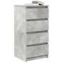 Aparador de madera de ingeniería gris hormigón 37,5x35x76 cm de , Aparadores - Ref: Foro24-861754, Precio: 73,85 €, Descuento: %