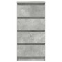 Aparador de madera de ingeniería gris hormigón 37,5x35x76 cm de , Aparadores - Ref: Foro24-861754, Precio: 73,85 €, Descuento: %