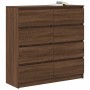 Aparador roble marrón 100x35x99 cm madera de ingeniería de , Aparadores - Ref: Foro24-3328495, Precio: 169,41 €, Descuento: %