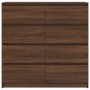Aparador roble marrón 100x35x99 cm madera de ingeniería de , Aparadores - Ref: Foro24-3328495, Precio: 169,41 €, Descuento: %
