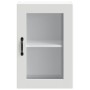 Armario de pared para cocina con puerta de cristal Porto blanco de , Armarios de cocina - Ref: Foro24-854007, Precio: 57,45 €...