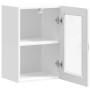 Armario de pared para cocina con puerta de cristal Porto blanco de , Armarios de cocina - Ref: Foro24-854007, Precio: 57,45 €...